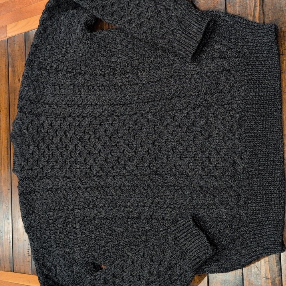 Vintage John Molloy Aran Cardigan Donegal Wool Grandpa Core - Picture 7 of 7